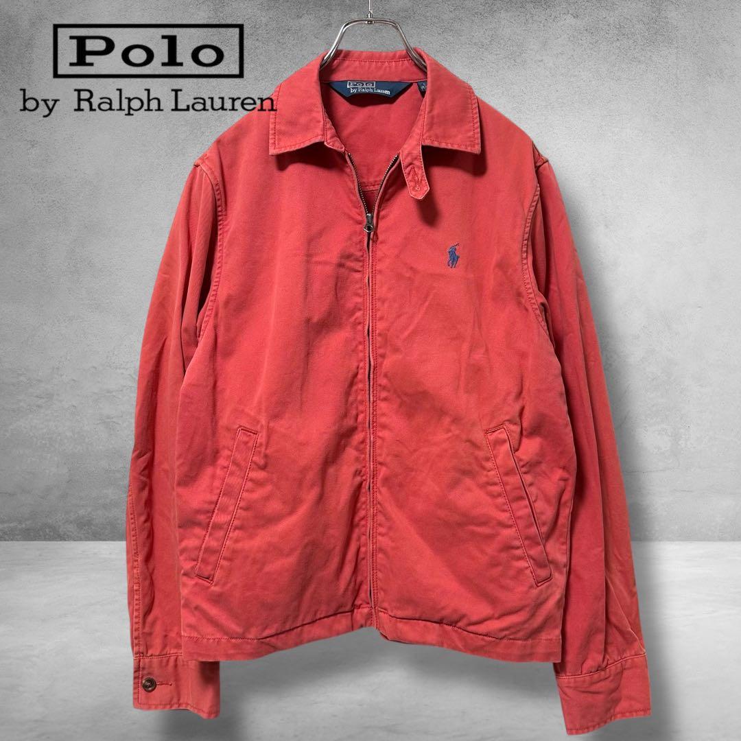 Polo By Ralph Lauren サーモンピンク スイングトップ ポロバイラルフローレン スイングトップ サーモンピンク メンズL相当