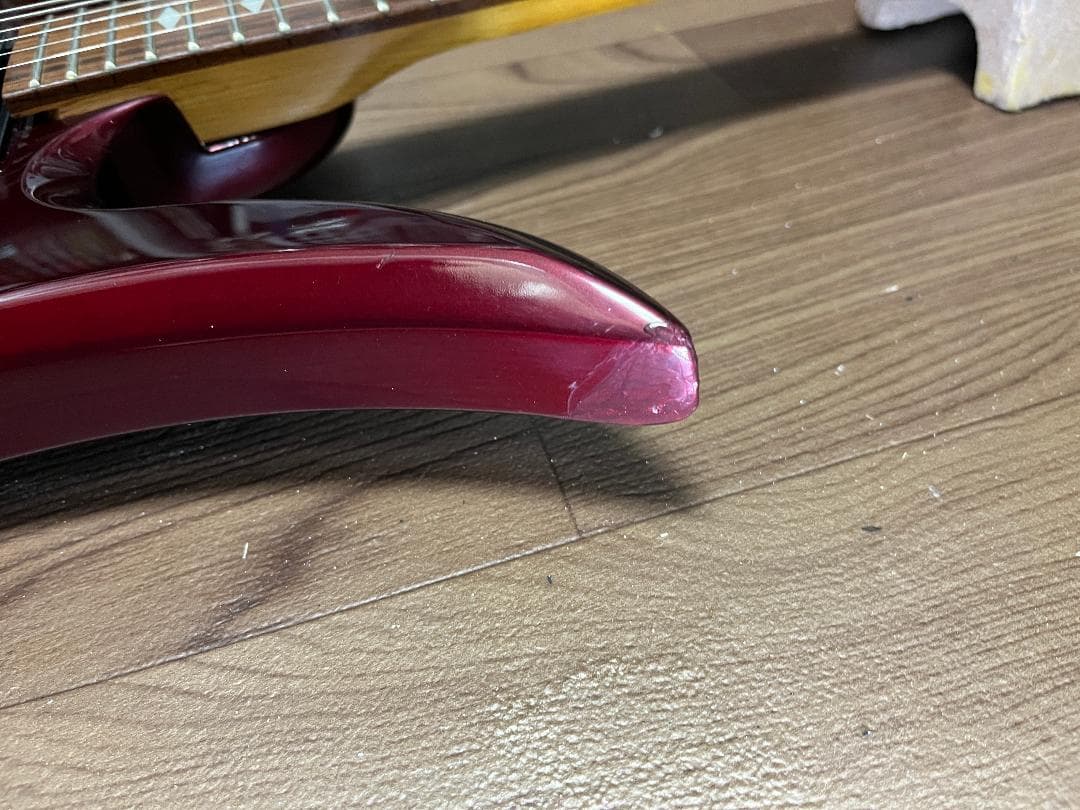 B.C.RICH モッキンバード ダークメタリックレッド　ソフトケース付