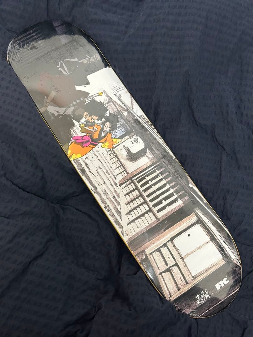 スケートボード FTC x SAMURAI CHAMPLOO SKATE DECK - 8.0 FTC(エフティーシー)/ FTC×SAMURAI CHAMPLOO SKATE DECK -WHITE