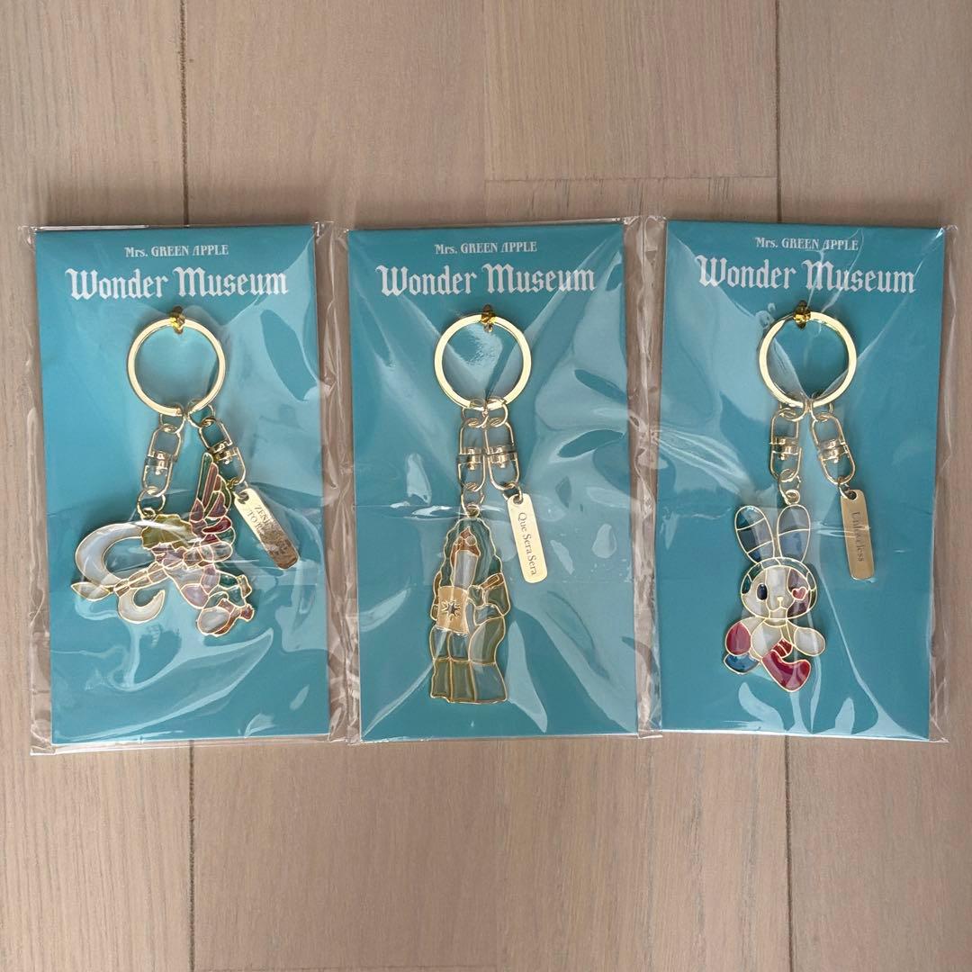 新品未使用 ミセス 展覧会 ステンドグラス キーホルダー ワンダー