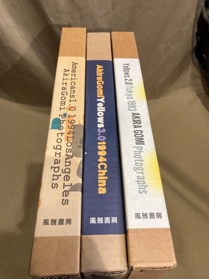 五味彬　yellows　三冊 YELLOWS series 3 volume set AKIRA GOMI 五味彬 写真集 Yellows