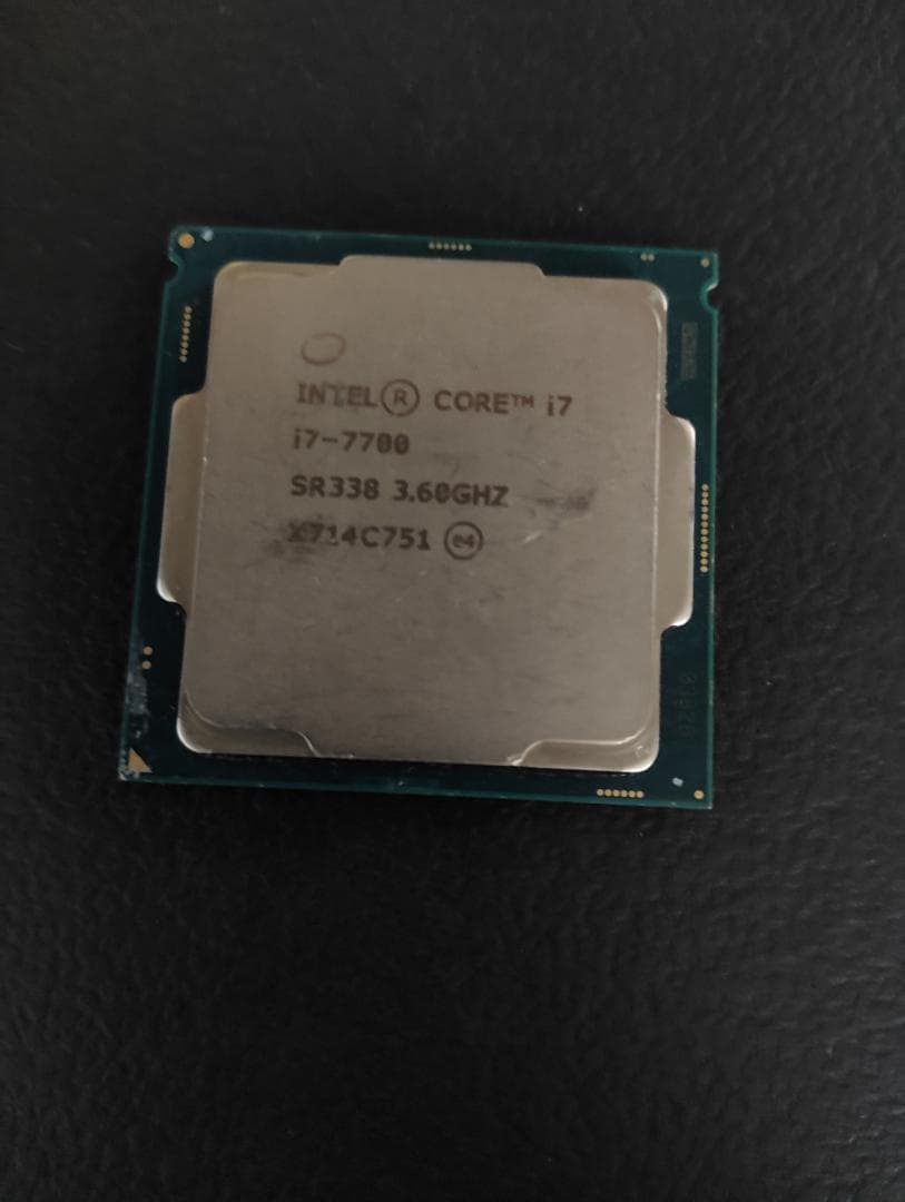 Intel Core i7-7700 CPU 3個セット動作品