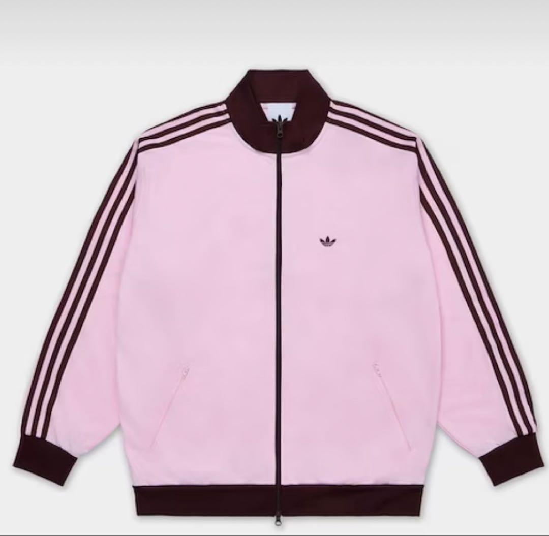 adidas ピンク 茶色 ストライプジャージ 韓国 adidas ピンク 茶色 ストライプジャージ 韓国