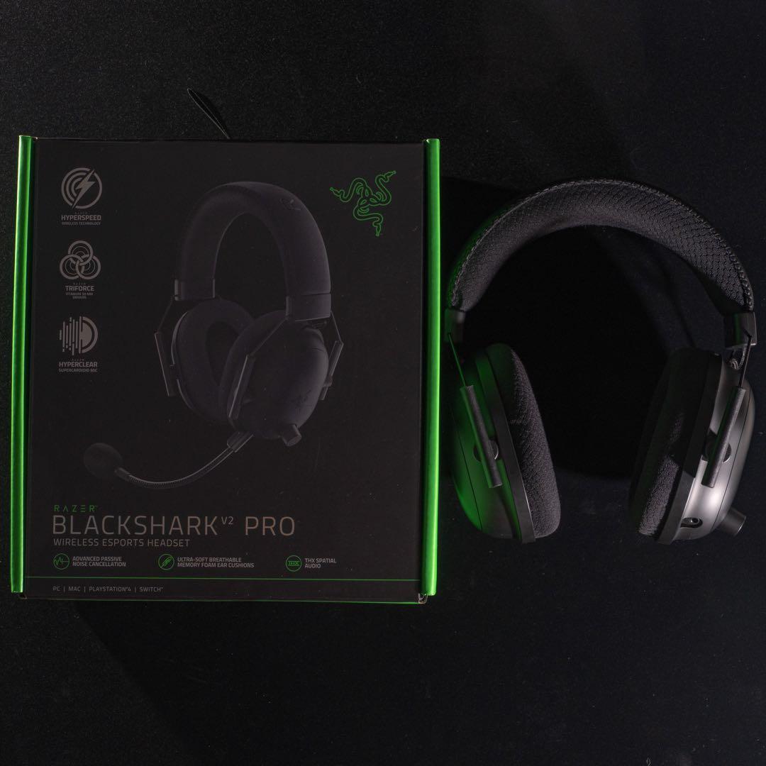 ヘッドホン Razer BlackShark V2 Pro Razer BlackShark V2 Pro (2023) Wireless Gaming Headset - Black