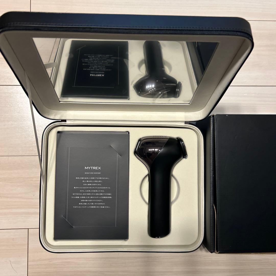 【ラスト値下げ中】新品・未使用品　MYTREX 美顔器 ブラック 取扱説明書付き 楽天市場】mytrexの通販