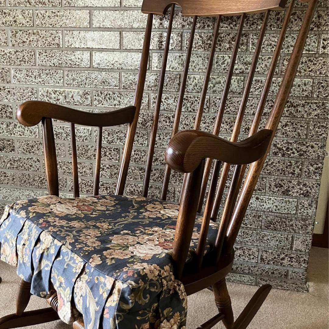 飛騨産業 ロッキングチェア 飛騨産業 ロッキングチェア 穂高 キツツキマーク/HIDA Rocking Chair