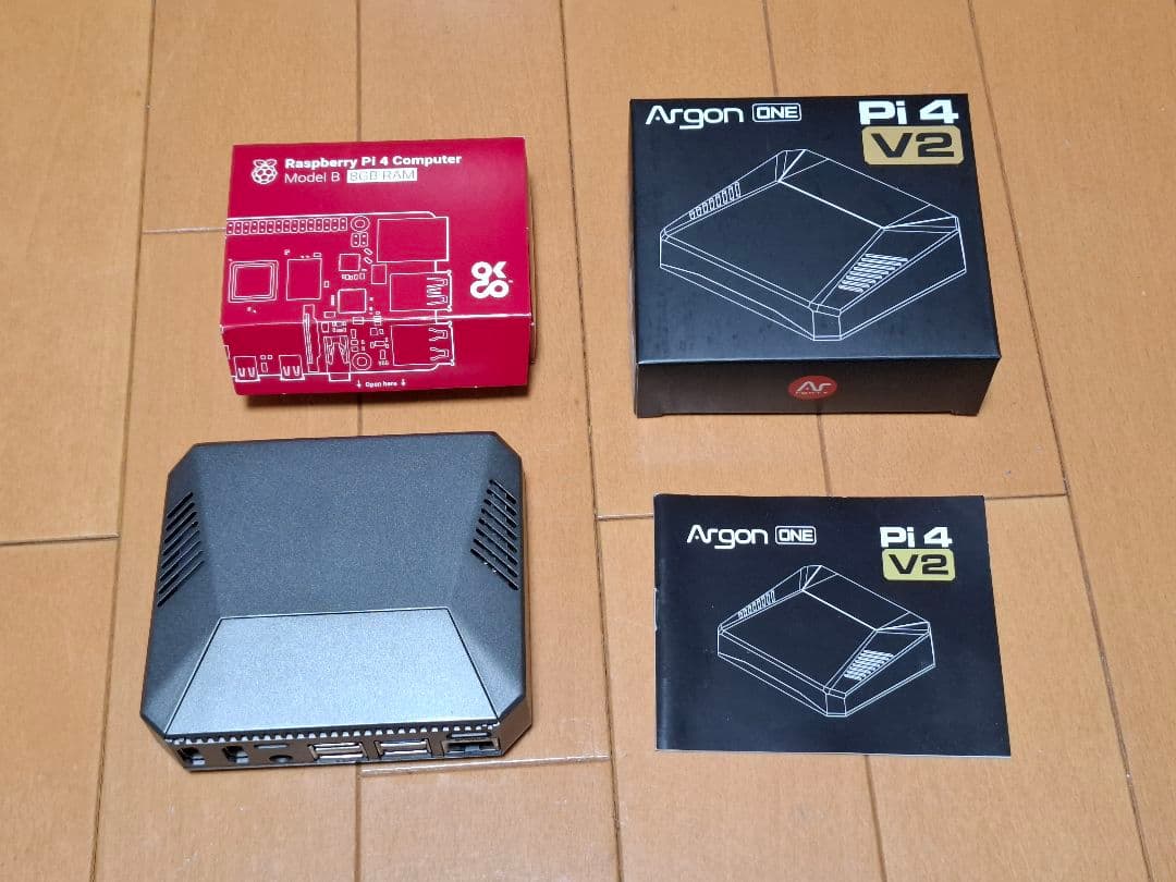 ミニPC Raspberry Pi 4 Model B Argon ONE V2 Argon ONE Case V2 for Raspberry Pi 4 Aluminum Enclosure for
