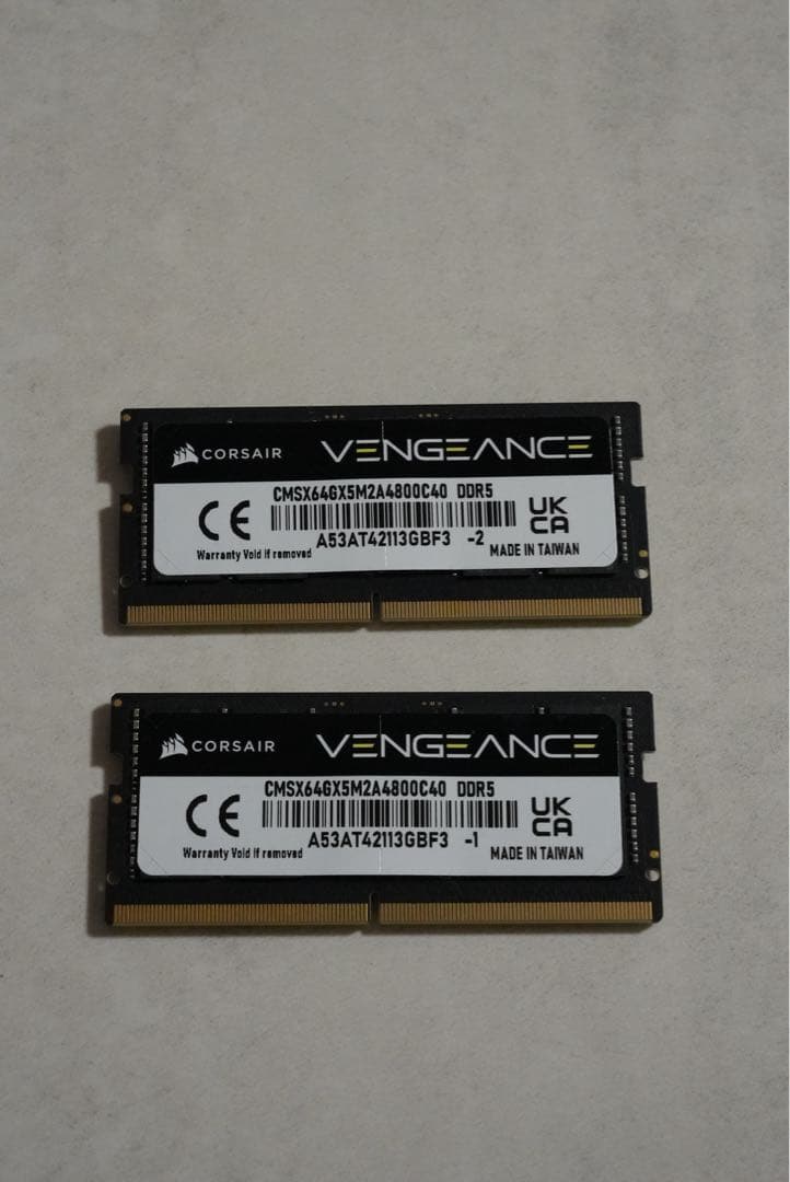 CORSAIR DDR5-4800MHz 64GB [32GB×2枚] CORSAIR VENGEANCE RGB DDR5 RAM 64GB (2x32GB) 6400MHz CL32-40-40-84