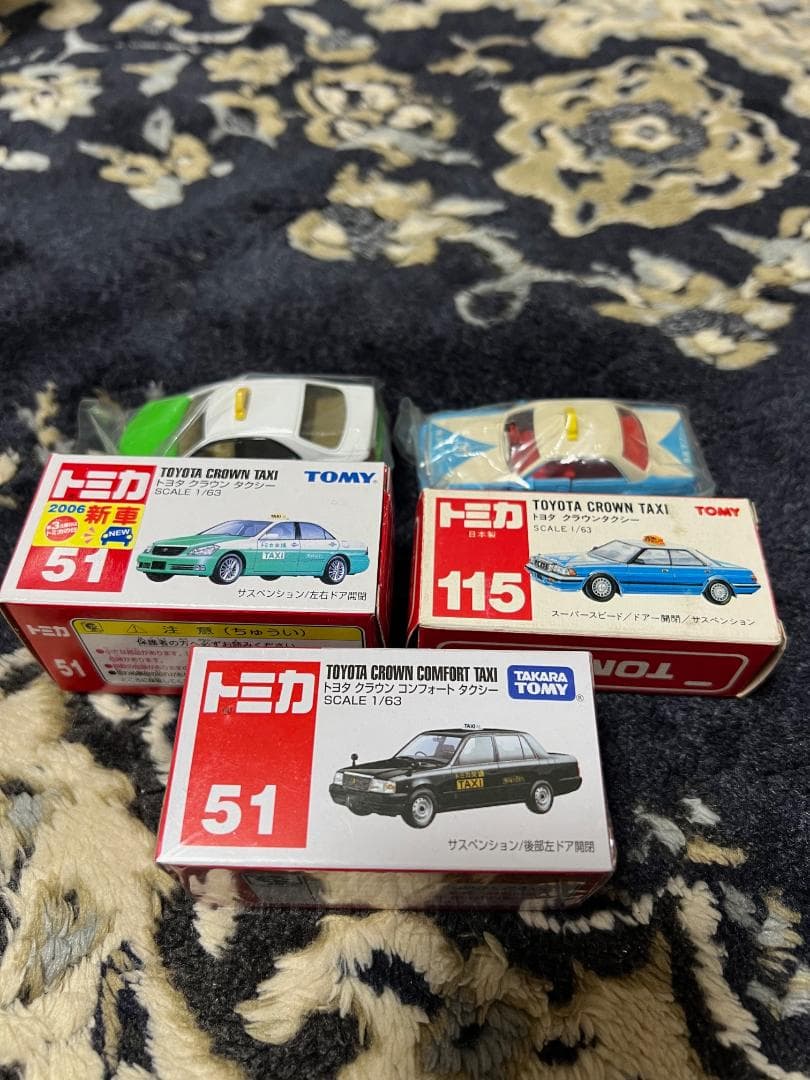 絶版トミカ　タクシー　３台セット　日本製あり タイムセール中！！ 絶版トミカ タクシー 3台セット 日本製あり